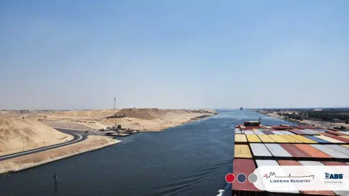 Vessel touched bottom in Suez Canal Incident